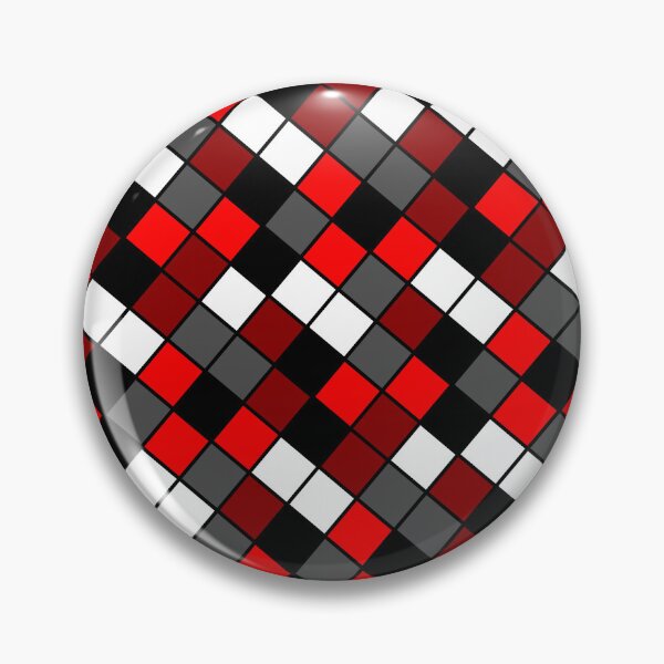 Item preview, Alternating Checkerboard Square Blocks Cubes Dark Reds Theme designed and sold by EvergreenMotifs.