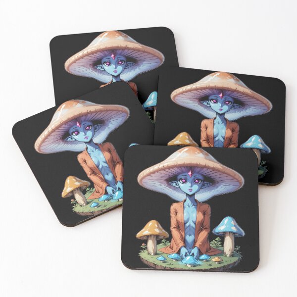 Item preview, Trippy Witchy crystal Magic Mushrooms Alter  designed and sold by Arcane  Adorable.