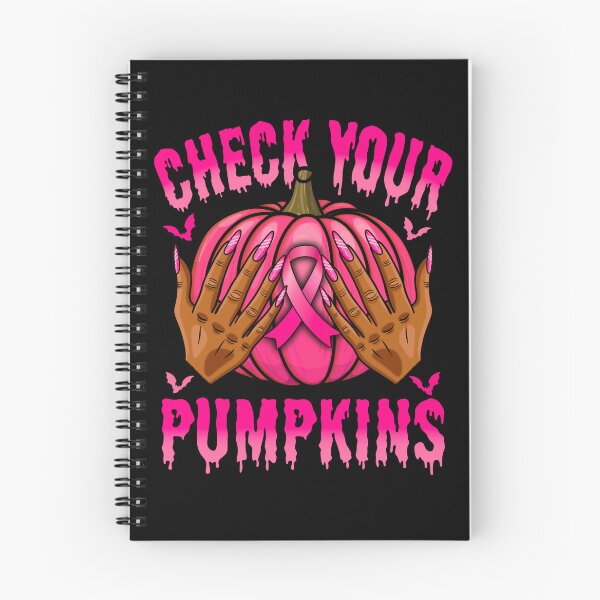 Item preview, Check Your Pumpkins Breast Cancer Halloween Design designed and sold by tigger shop.
