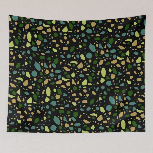 Item preview, Matte Terrazzo Colorful Camo Pattern Party Confetti Design designed and sold by EvergreenMotifs.