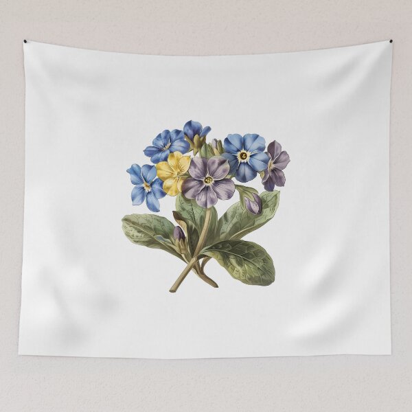 Item preview, Blue Flowers - Beautiful Blue Flowers T-shirt designed and sold by Virginiia89.