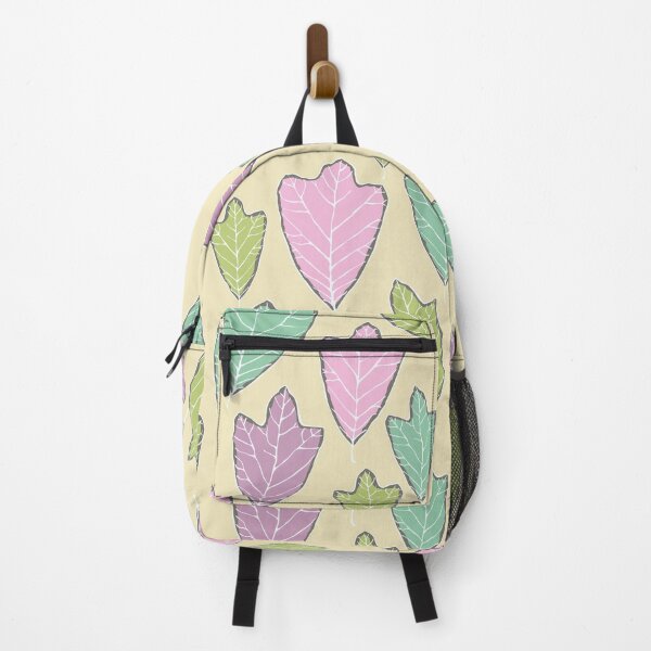 Item preview, Colorful Pastel Hand Drawn Leaves Pattern designed and sold by schorrnuff.