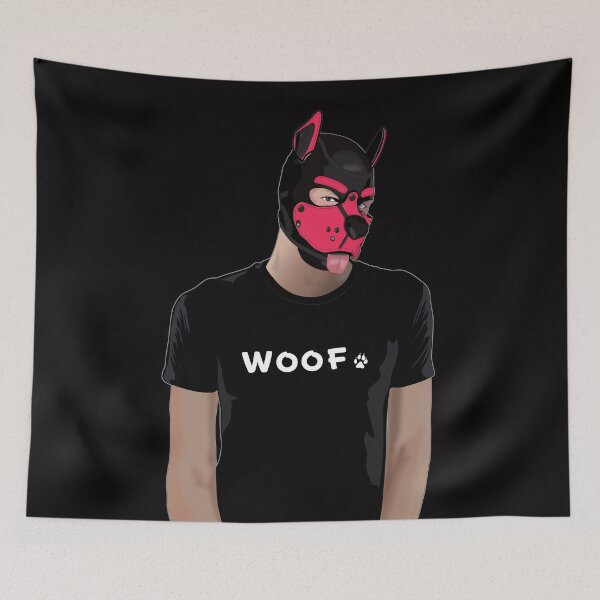 Item preview, Woof – Pup Play (Pink) designed and sold by Steve Anderssen.