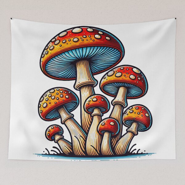 Item preview, Fairy Tale Mushroom Sticker designed and sold by Travelcases.