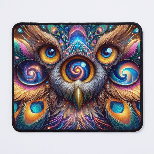 Item preview, Psychedelic Galactic Owl designed and sold by Paul Morse.