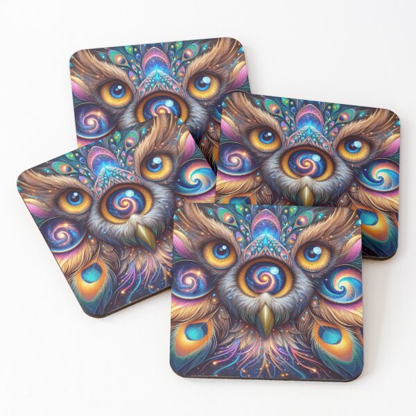 Item preview, Psychedelic Galactic Owl designed and sold by Paul Morse.