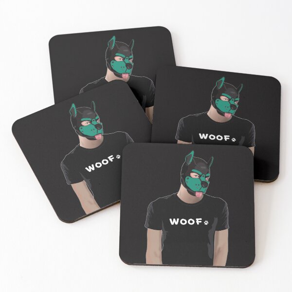 Item preview, Woof – Pup Play (Green) designed and sold by Steve Anderssen.