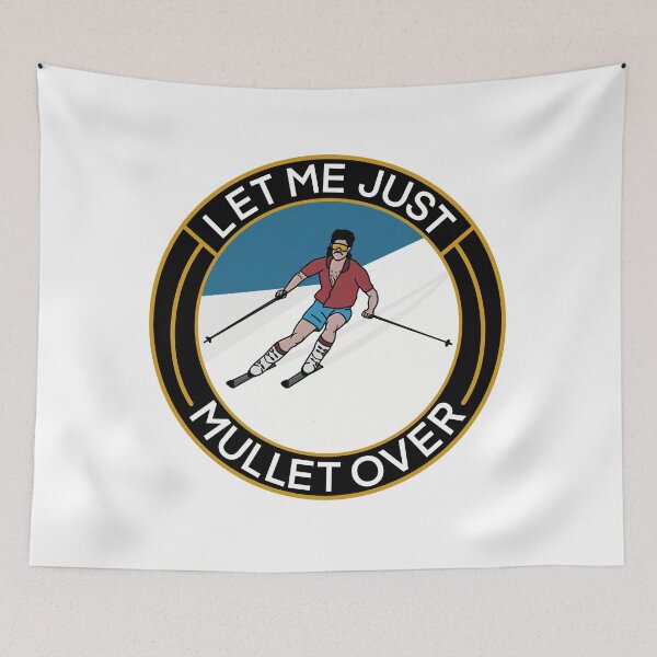 Item preview, Go for a Ski and Mullet Over designed and sold by SkiBumArt.