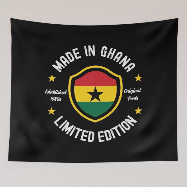 Item preview, Made In Ghana, Limited Edition | For Birthday in 1980s - Black designed and sold by PearlMoonGrapes.