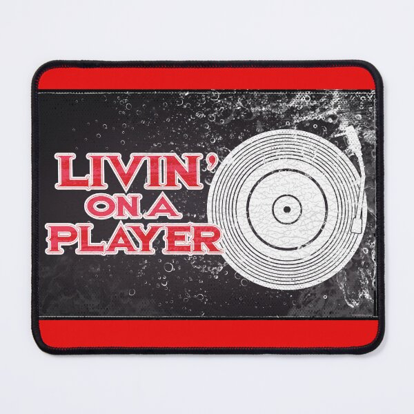 Item preview, Livin on a Player - Vinyl designed and sold by MEWSnSWAG.