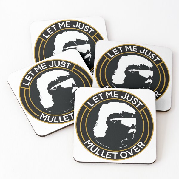 Item preview, Let Me Just Mullet Over designed and sold by SkiBumArt.