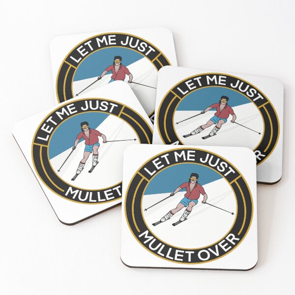 Item preview, Go for a Ski and Mullet Over designed and sold by SkiBumArt.