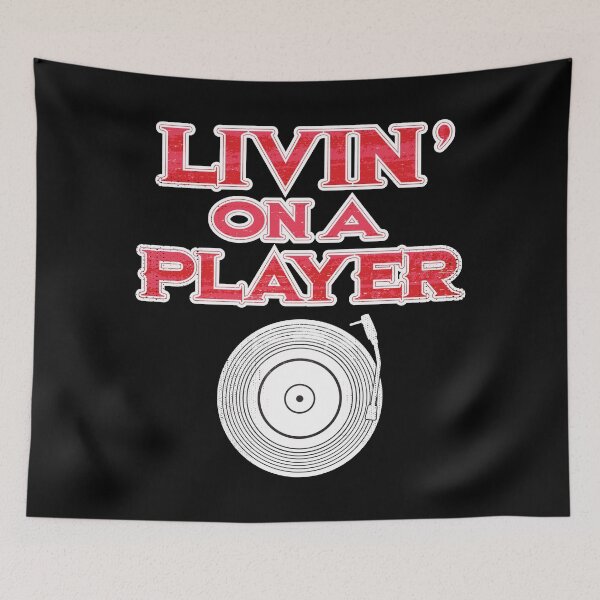 Item preview, Livin on a Player -Vinyl designed and sold by MEWSnSWAG.