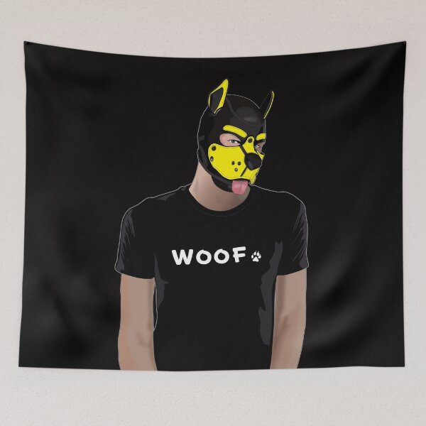 Item preview, Woof – Pup Play (Yellow) designed and sold by Steve Anderssen.