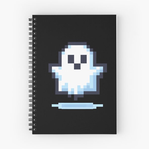 Item preview, Fantasma espeluznante de píxeles de 8 bits designed and sold by BugandAcorn.