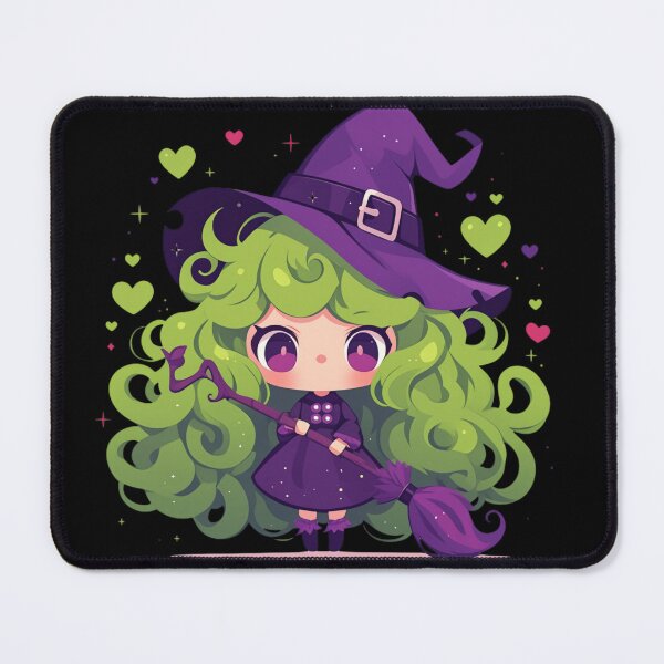 Item preview, Kawaii green witch designed and sold by MendaciousMina.