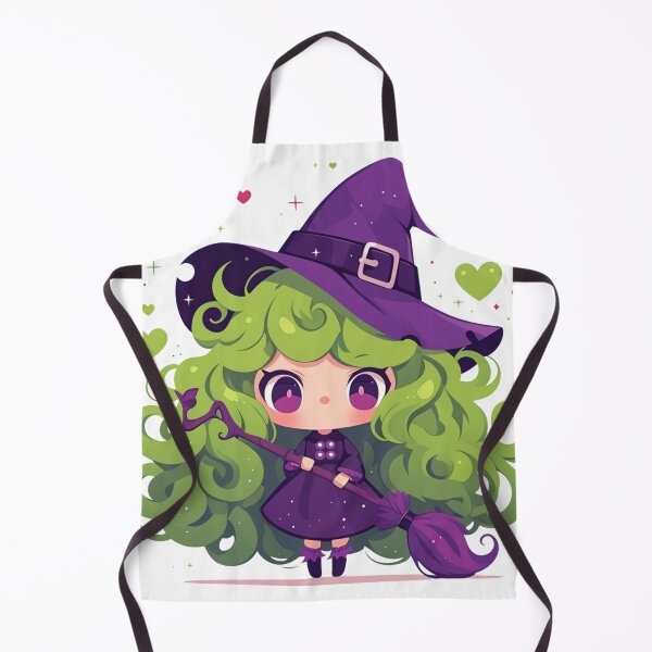 Item preview, Kawaii green witch designed and sold by MendaciousMina.