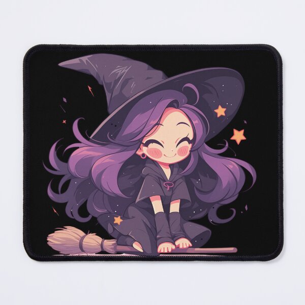 Item preview, Kawaii purple witch designed and sold by MendaciousMina.