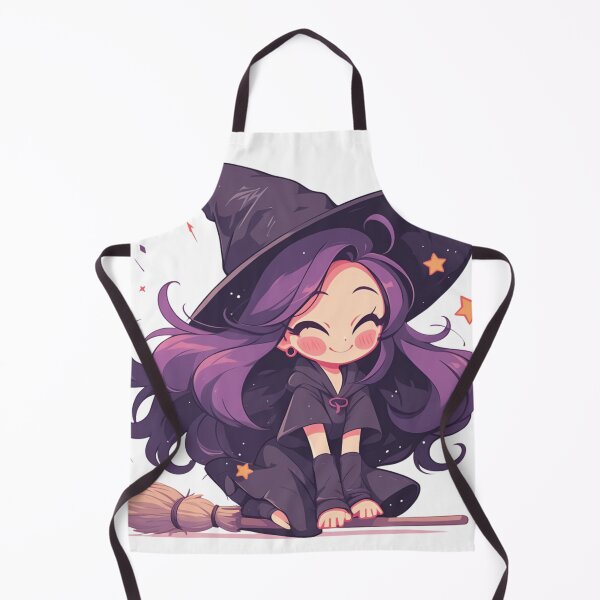 Item preview, Kawaii purple witch designed and sold by MendaciousMina.