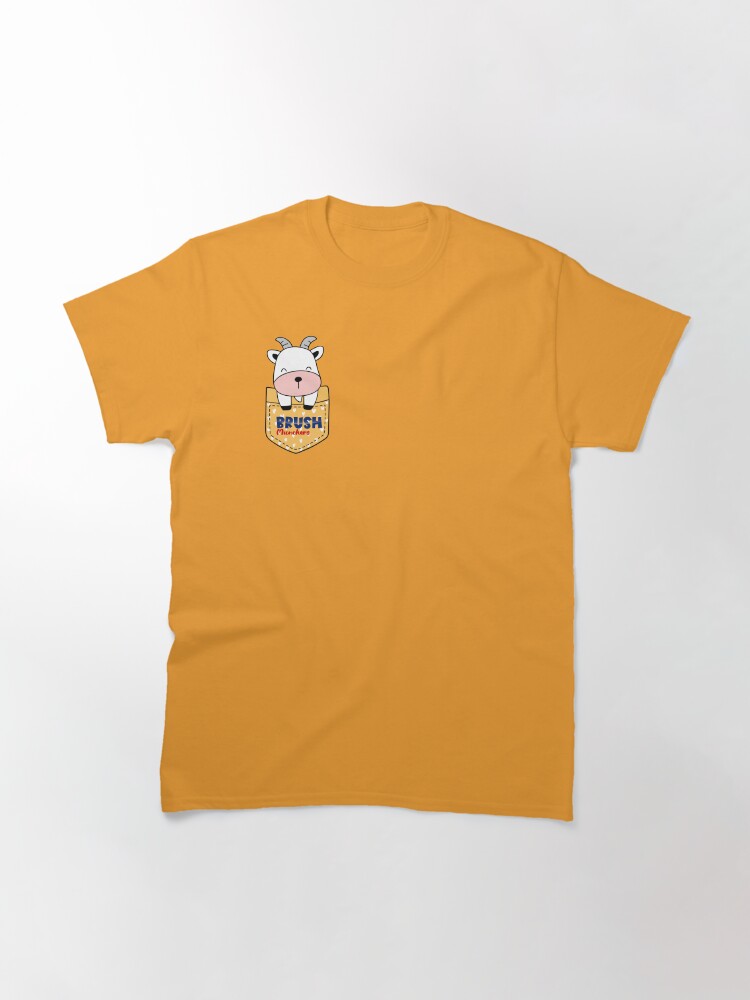 Thumbnail 3 of 7, Classic T-Shirt, Goat in your Pocket designed and sold by BrushMunchers.