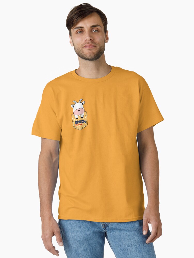 Thumbnail 1 of 7, Classic T-Shirt, Goat in your Pocket designed and sold by BrushMunchers.