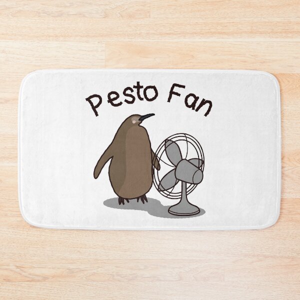 Item preview, Pesto Penguin Fan designed and sold by Reesh-Store.