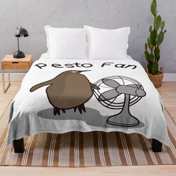 Item preview, Pesto Penguin Fan designed and sold by Reesh-Store.