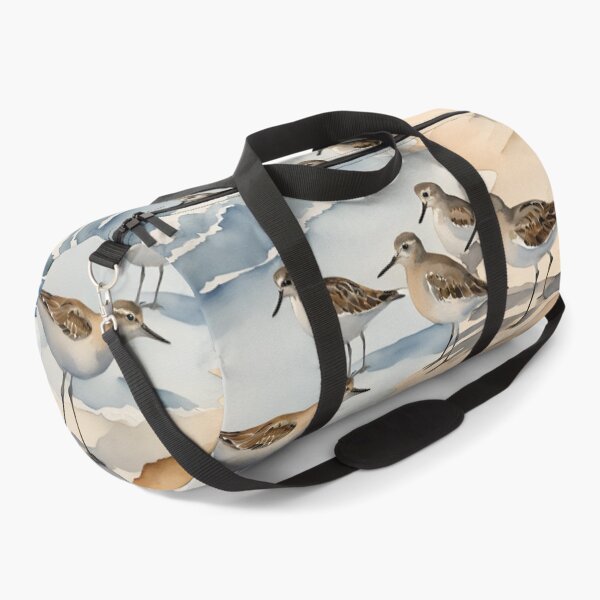 Item preview, Watercolor Beach Scene Sandpipers designed and sold by SeaStarAlex.