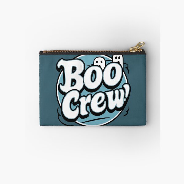 Item preview, Boo Crew Ghosts Slogan – White and Blue Ghost Halloween Design designed and sold by Claw Prod Co.