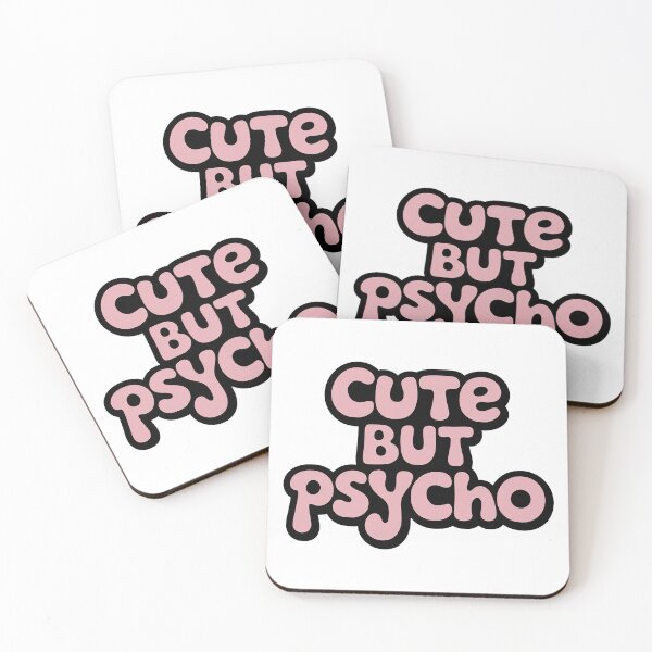 Item preview, Cute but Psycho designed and sold by graphic-genie.