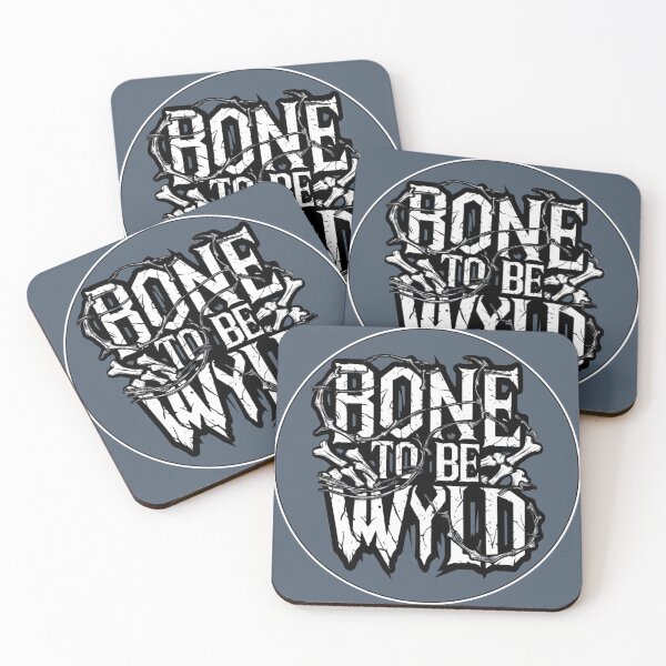 Item preview, Bone to Be Wyld – Halloween Skeleton Slogan designed and sold by Claw Prod Co.