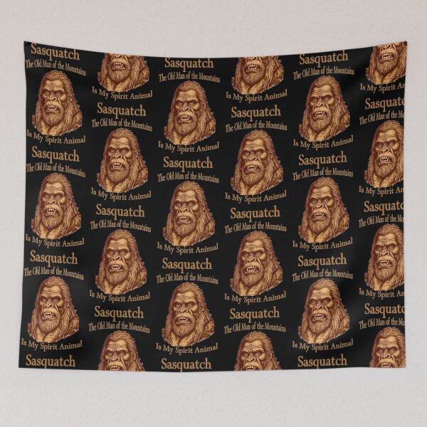 Item preview, Sasquatch - The Old Man of the Mountains, is My Spirit Animal designed and sold by BeatlesDiva.