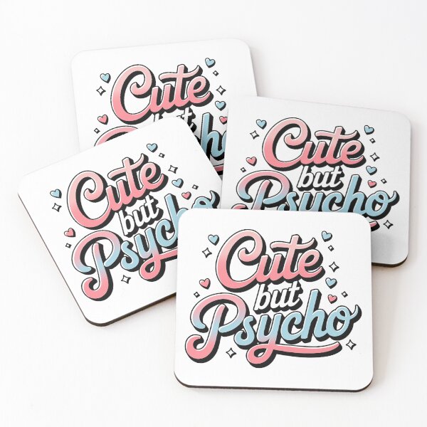 Item preview, Cute but Psycho designed and sold by graphic-genie.