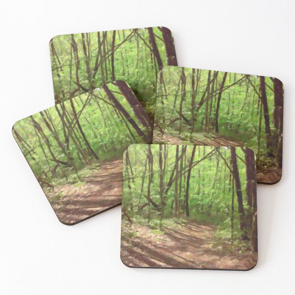 Item preview, Peaceful Green Forest Walk designed and sold by Nostalgia Busters.