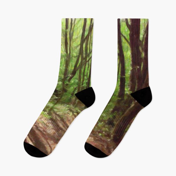 Item preview, Peaceful Green Forest Walk designed and sold by Nostalgia Busters.