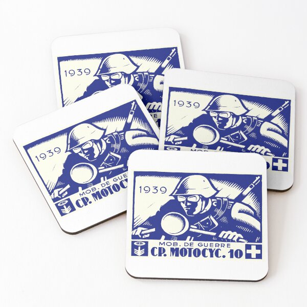 Item preview, WWII Swiss Motorcycle Unit designed and sold by historicimage.