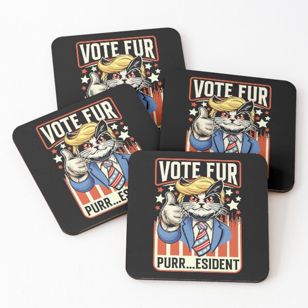 Item preview, Vote in US Election Cat Parody Funny Cartoon Design designed and sold by SunNoonPark.