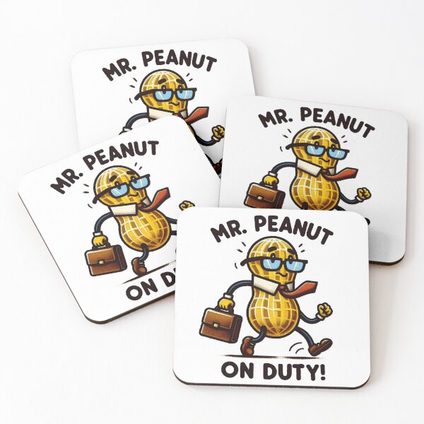 Item preview, Mr. Peanut On Duty! Fun Cartoon Business Character T-shirt designed and sold by HAFIZ-DP.