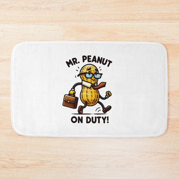 Item preview, Mr. Peanut On Duty! Fun Cartoon Business Character T-shirt designed and sold by HAFIZ-DP.