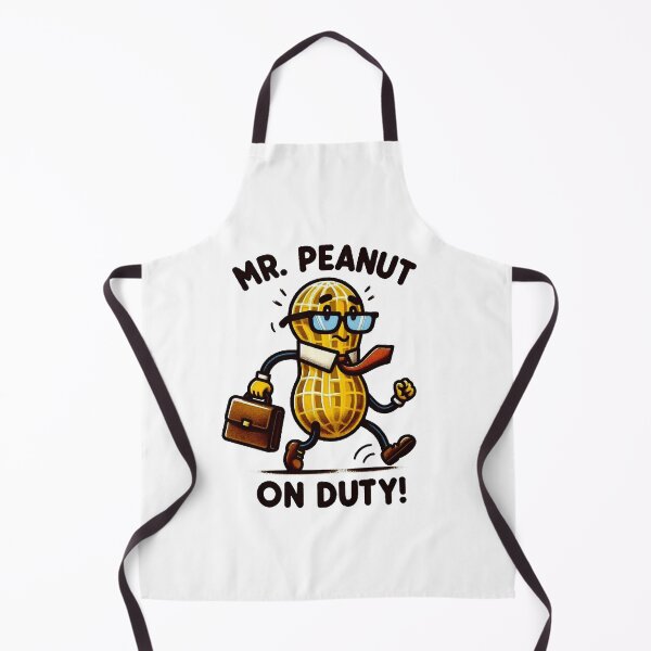 Item preview, Mr. Peanut On Duty! Fun Cartoon Business Character T-shirt designed and sold by HAFIZ-DP.