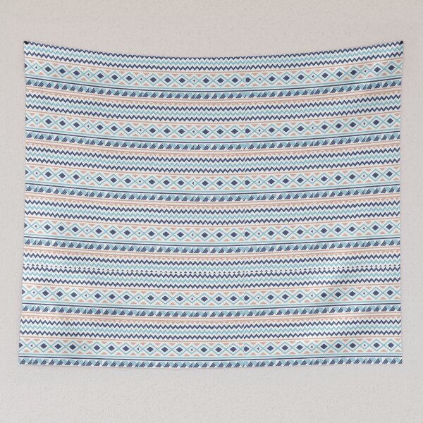 Item preview, Boho Indie Malibu Baby Blue Pattern designed and sold by ilovespmaestax.