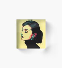 Audrey Hepburn Acrylic Block