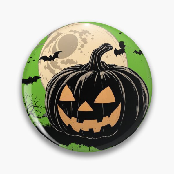 Item preview, Black, White, and Cream Silhouette Pumpkin and Moon – Elegant Halloween Design designed and sold by Claw Prod Co.