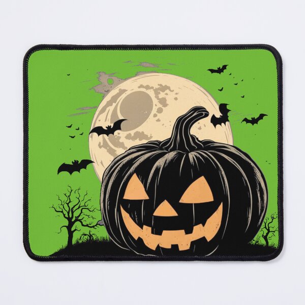 Item preview, Black, White, and Cream Silhouette Pumpkin and Moon – Elegant Halloween Design designed and sold by Claw Prod Co.
