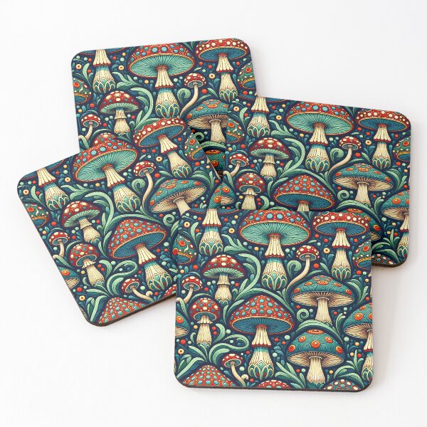 Item preview, Mushroom Toadstool Wallpaper Dress designed and sold by Travelcases.