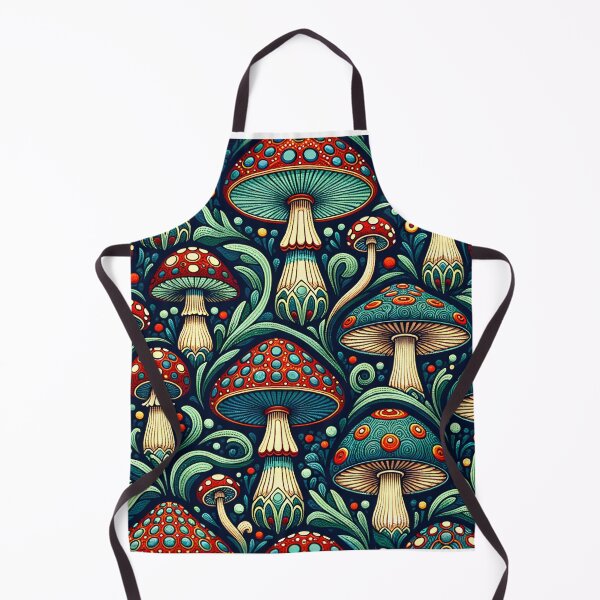 Item preview, Mushroom Toadstool Wallpaper Dress designed and sold by Travelcases.