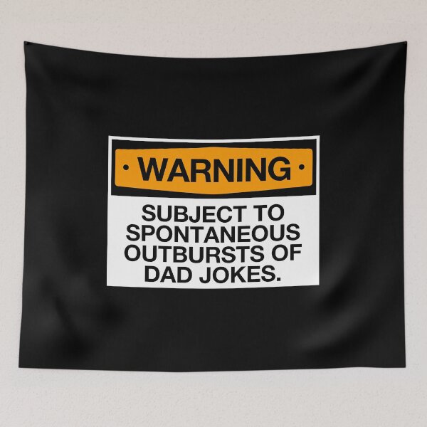Item preview, Subject To Spontaneous Outbursts Of Dad Jokes - Dad Jokes Warning! designed and sold by viunziameriza.