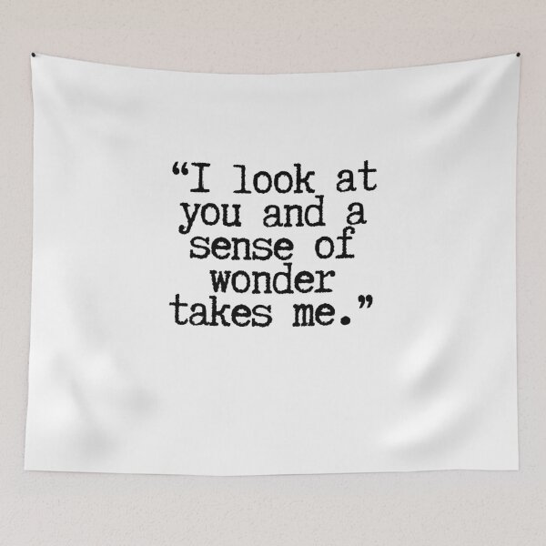Item preview, I look at you and a sense of wonder takes me.  designed and sold by CharmStudio.