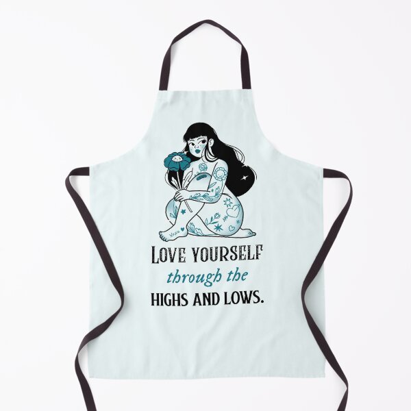 Item preview, Love yourself through the highs and lows. #MentalHealth #SelfLove #BreakTheStigma designed and sold by Anna Halasek.
