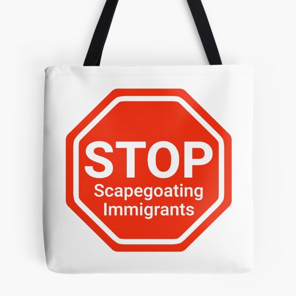 Item preview, Stop scapegoating immigrants  designed and sold by Rachel the Artist .